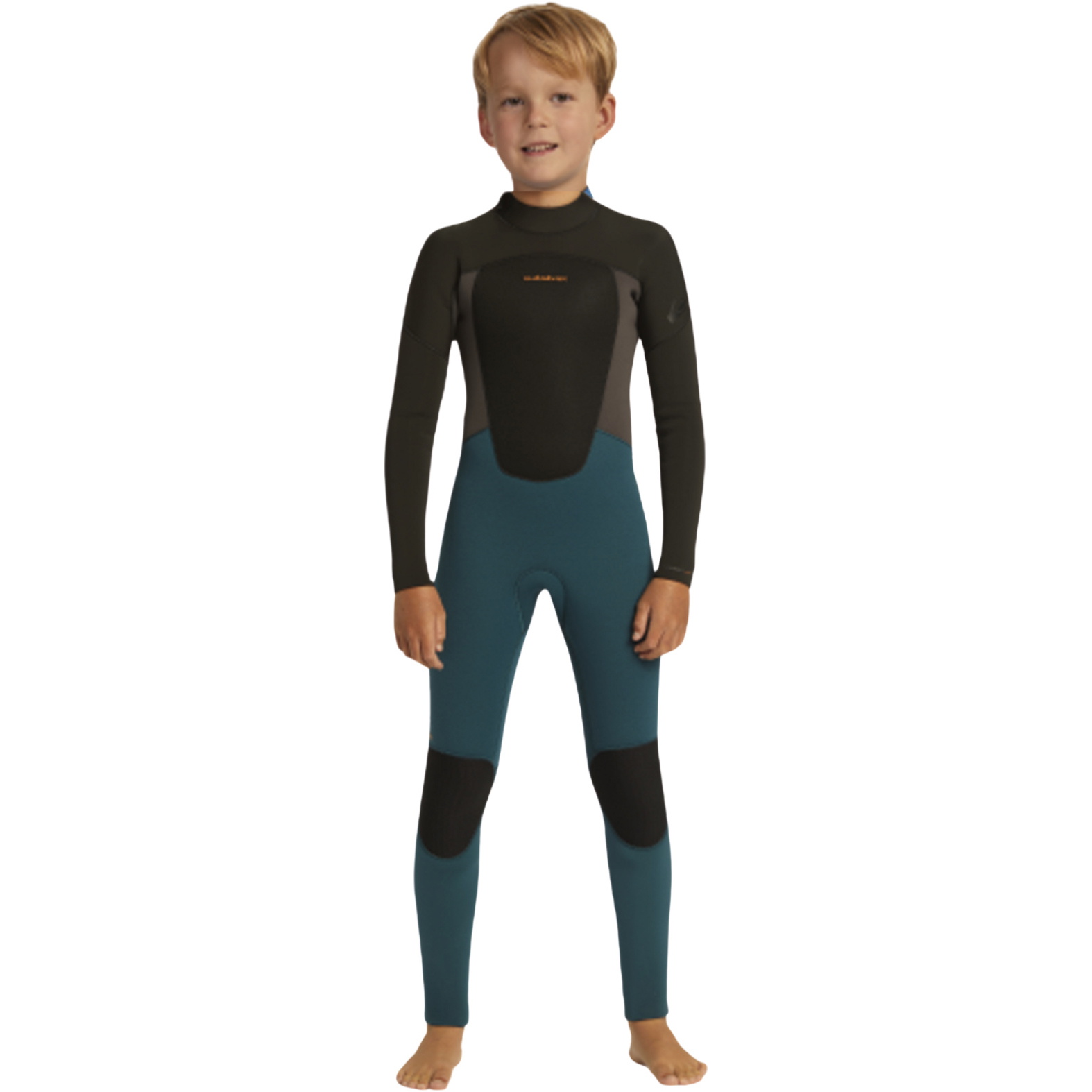 2026 Quiksilver Kleinkind Prologue 3/2mm R&uuml;ckenrei&szlig;verschluss Neoprenanzug EQKW103015 - Midnight Turquoise